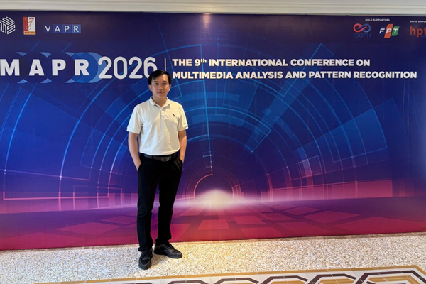 Nghiên cứu viên Nguyễn Khánh Duy tham dự và báo cáo tại hội thảo MAPR2026